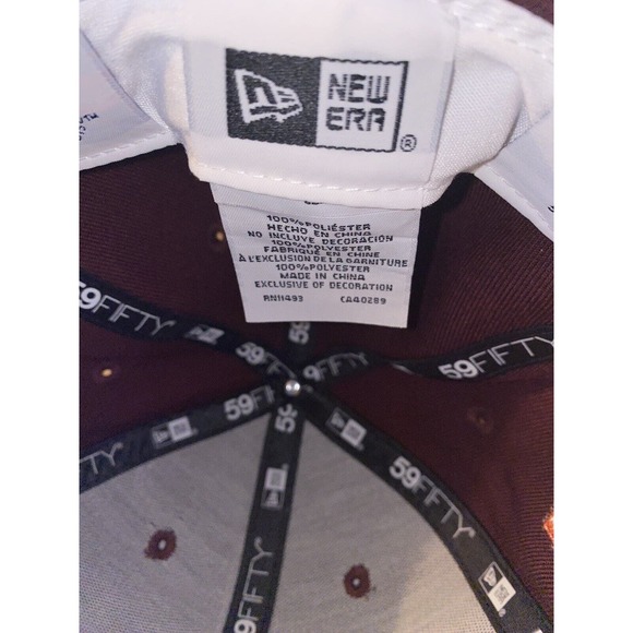 PITTSBURGH PIRATES 1887 EST YELLOW BRIM NEW ERA FITTED HAT Orange Mask 7 1/4 - Picture 6 of 9